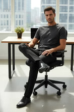 "Ethan" Black Super 150's Luxury Viscose Blend Suit Pants